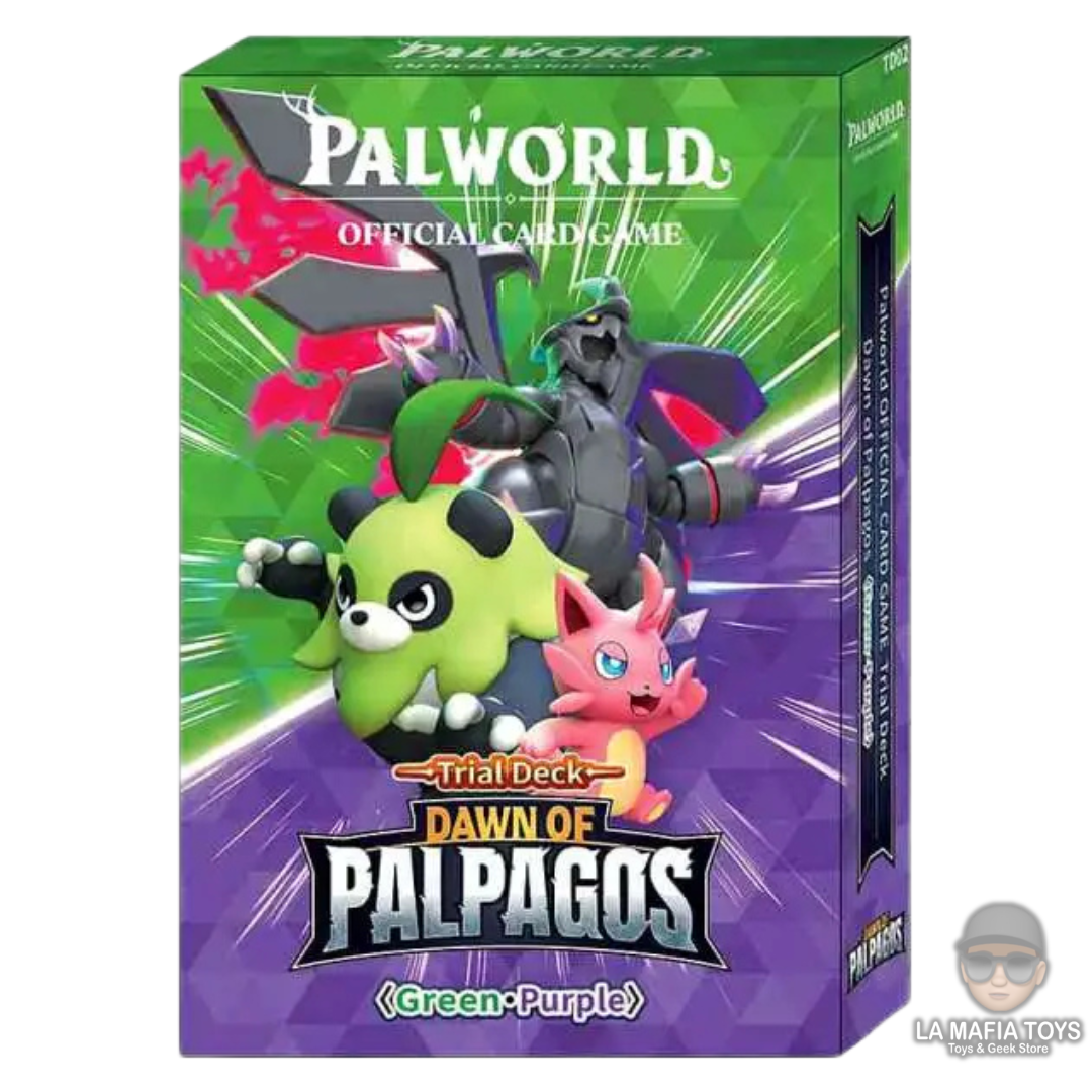 Palworld Dawn Of Palpagos Trial Deck Green & Purple