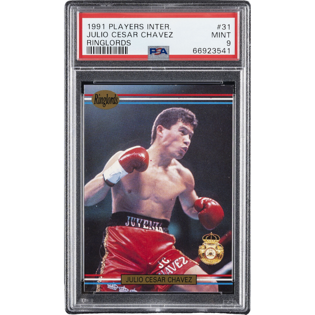 Player Inter Julio Cesar Chavez 31 Ringlords psa 9