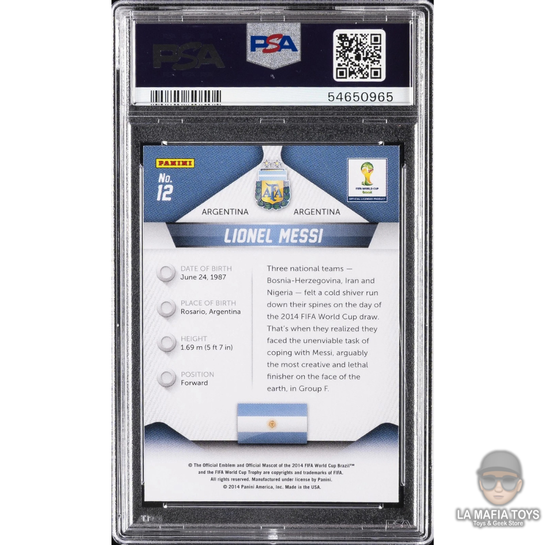 Panini World Cup Lionel Messi 12 Psa 9 2014