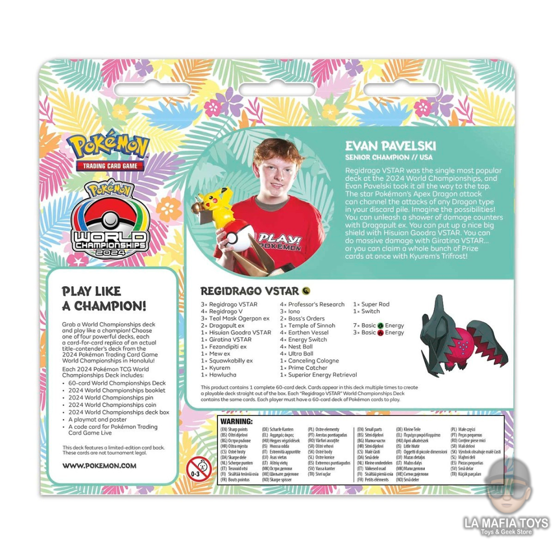 Pokemon TCG Deck Evan Pavelski Regidrago Vstar World Championship 2024