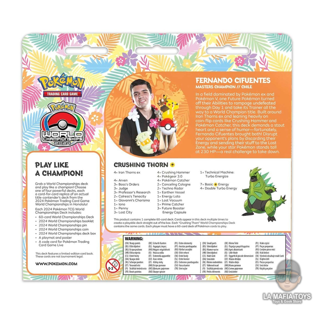 Pokemon TCG Deck Fernado CienFuentes Crushing Thorn World Championship 2024