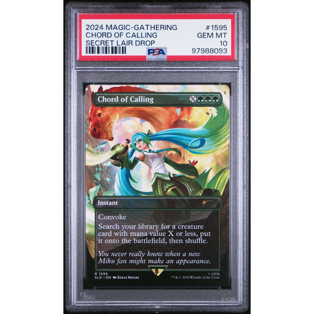 2024 Magic: The Gathering Secret Lair Drop #1595 Chord Of Calling Psa 10