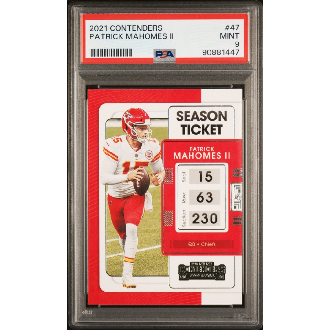 2021 Panini Contenders #47 Patrick Mahomes Ii Psa 9