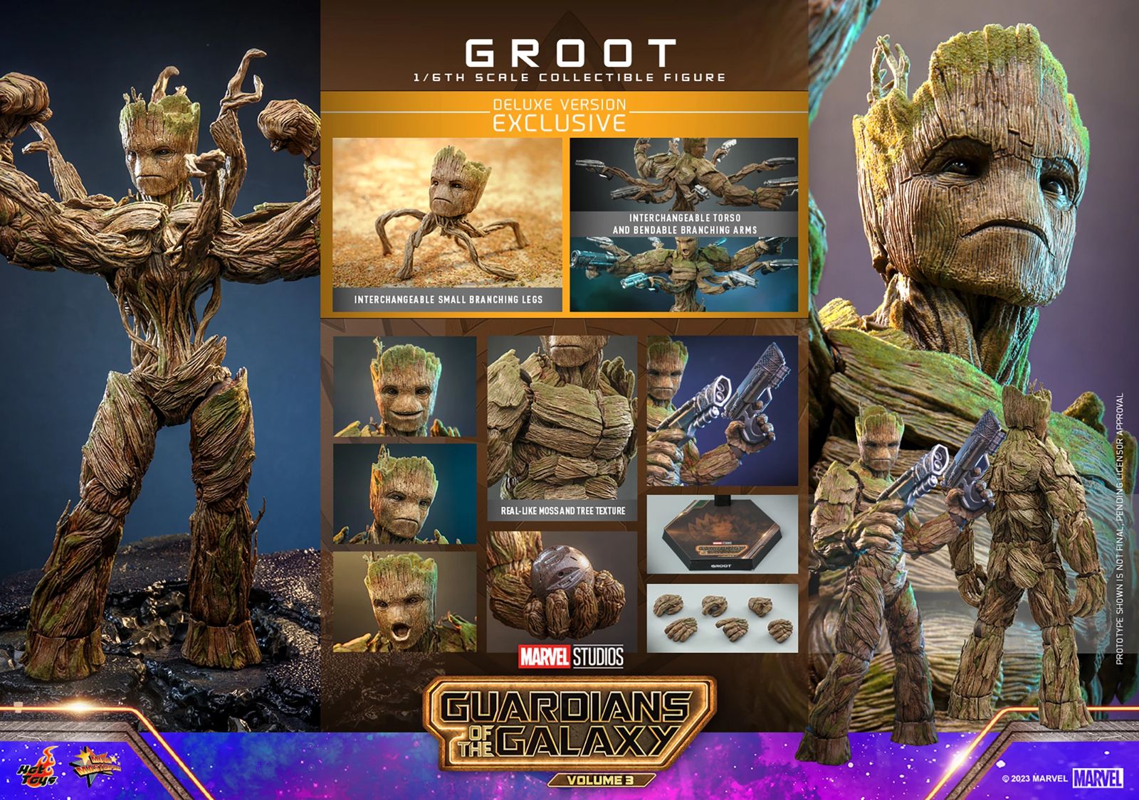 Hot Toys Marvel Groot Deluxe Version