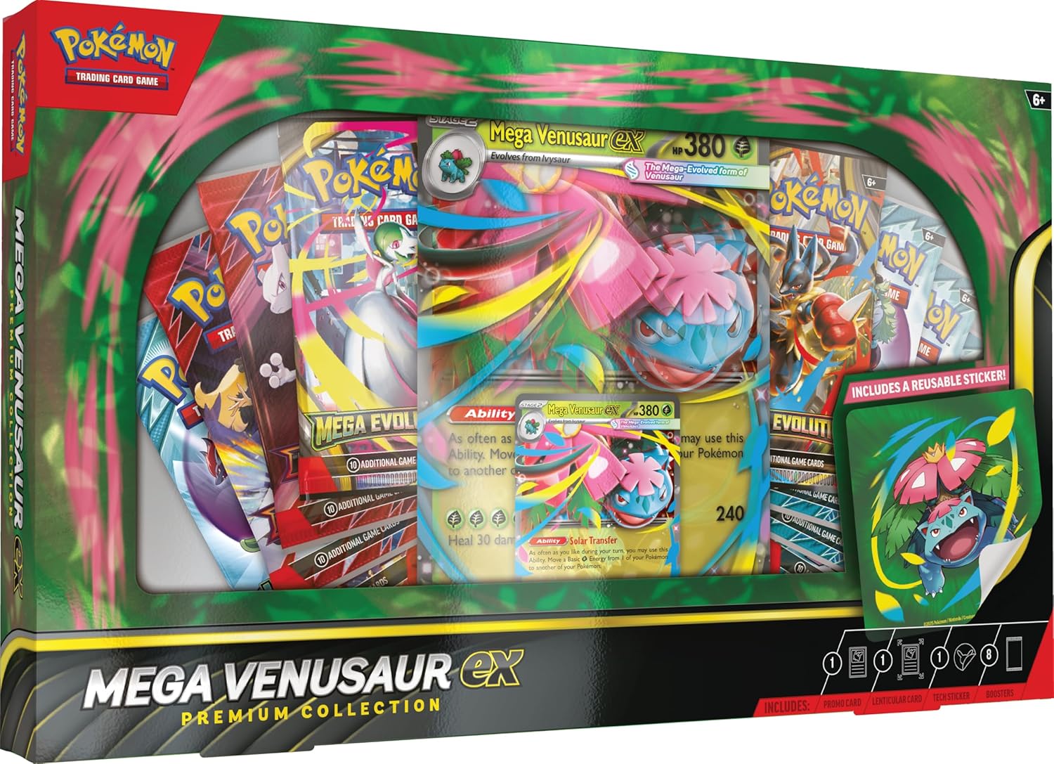 Pokémon TCG Venusaur ex Premium Collection Box INGLÉS