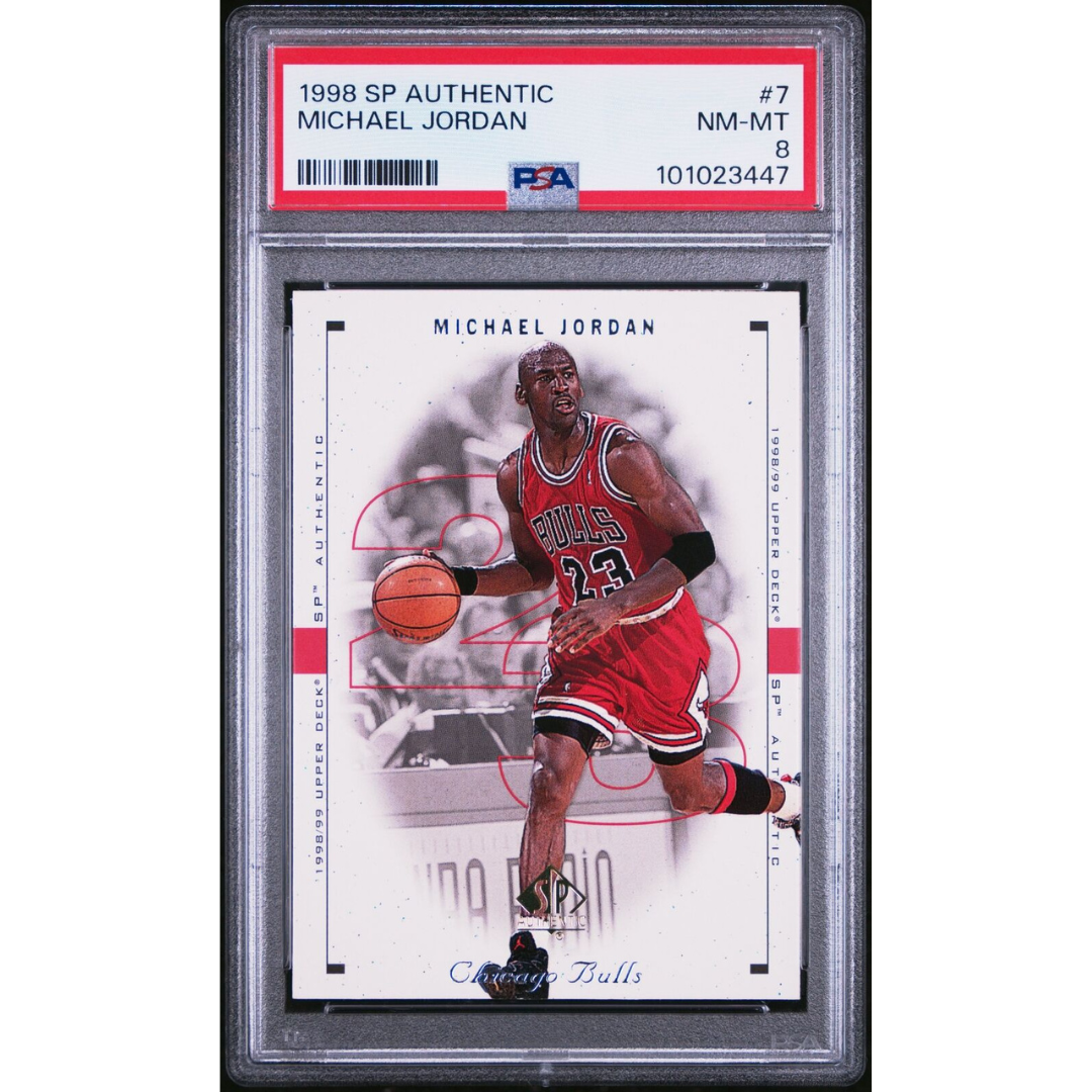 1998 Upper Deck Sp Authentic #7 Michael Jordan Psa 8