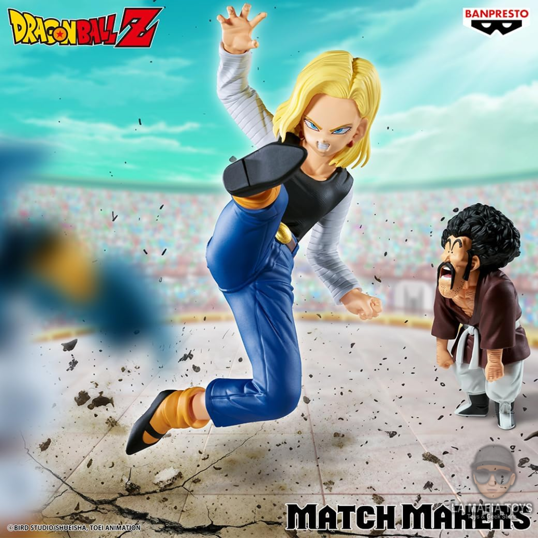 Banpresto Dragon Ball Z Android 18 Vs Mr. Satan ( Vs Mighty Mask)