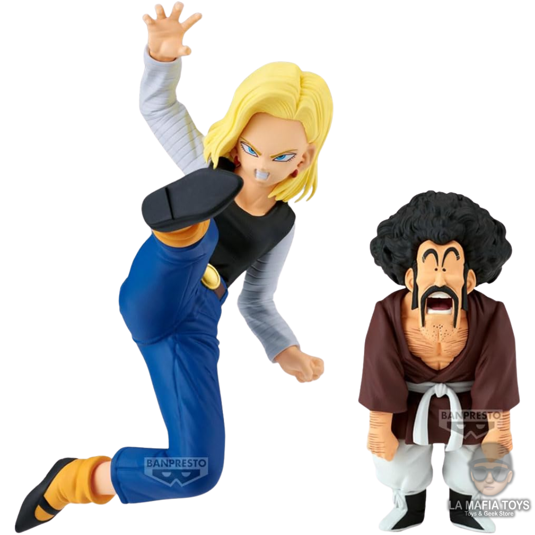 Banpresto Dragon Ball Z Android 18 Vs Mr. Satan ( Vs Mighty Mask)