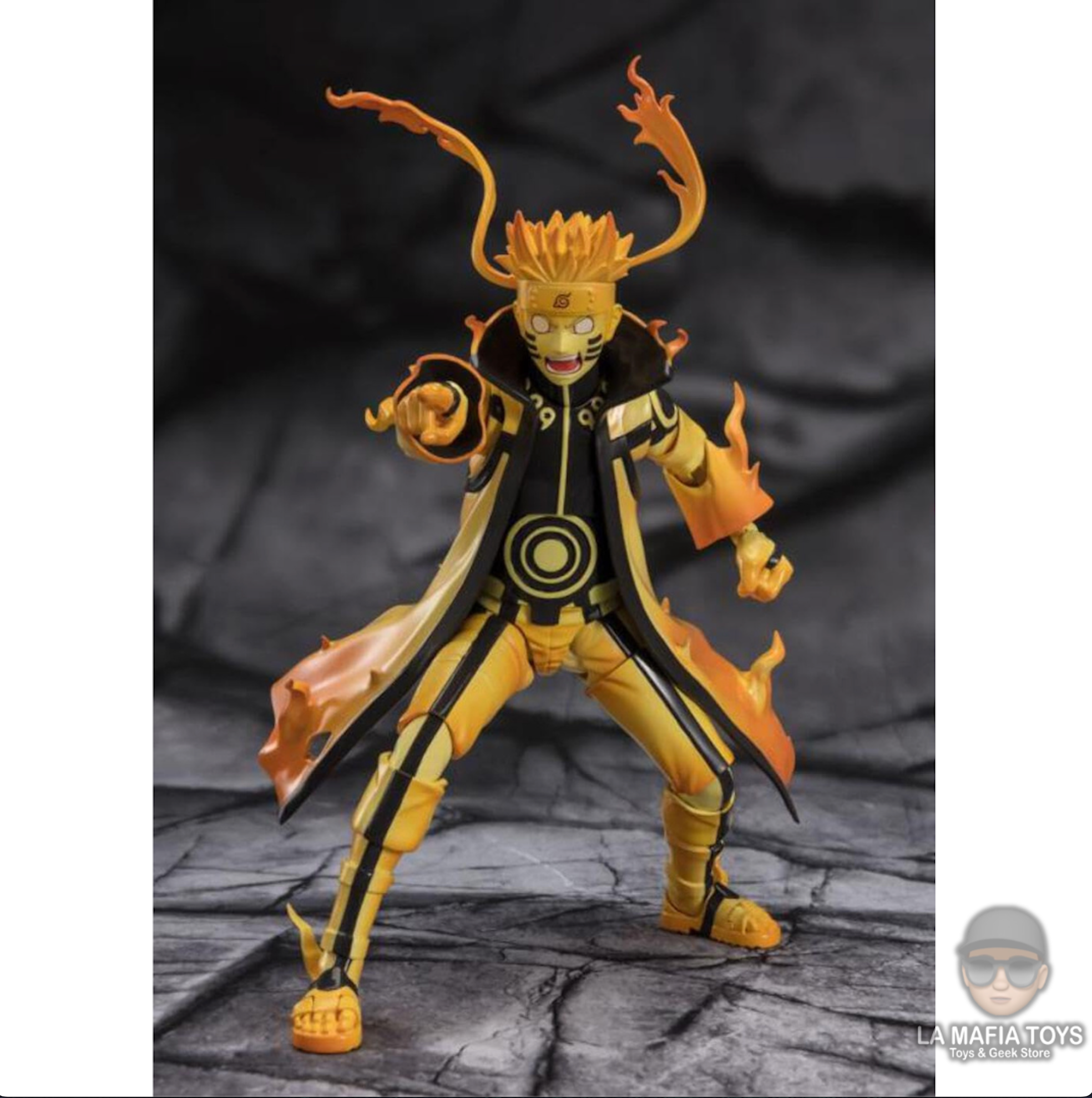 S.H. Figuarts Naruto Uzumaki Kurama Link Courageous Strength