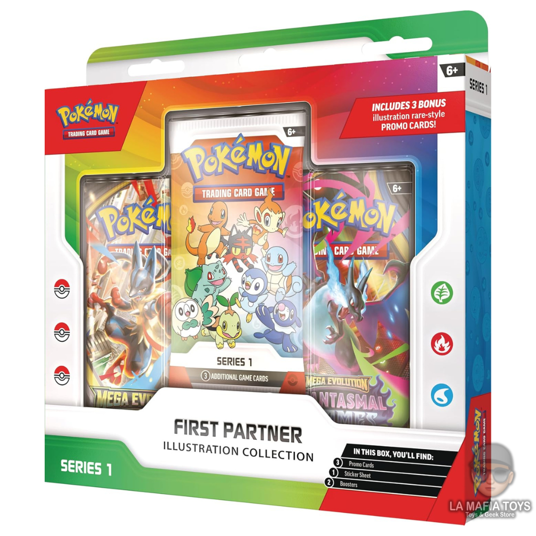 Pokemon Tcg First Partner- Illustration Collection (Series 1) Ingles