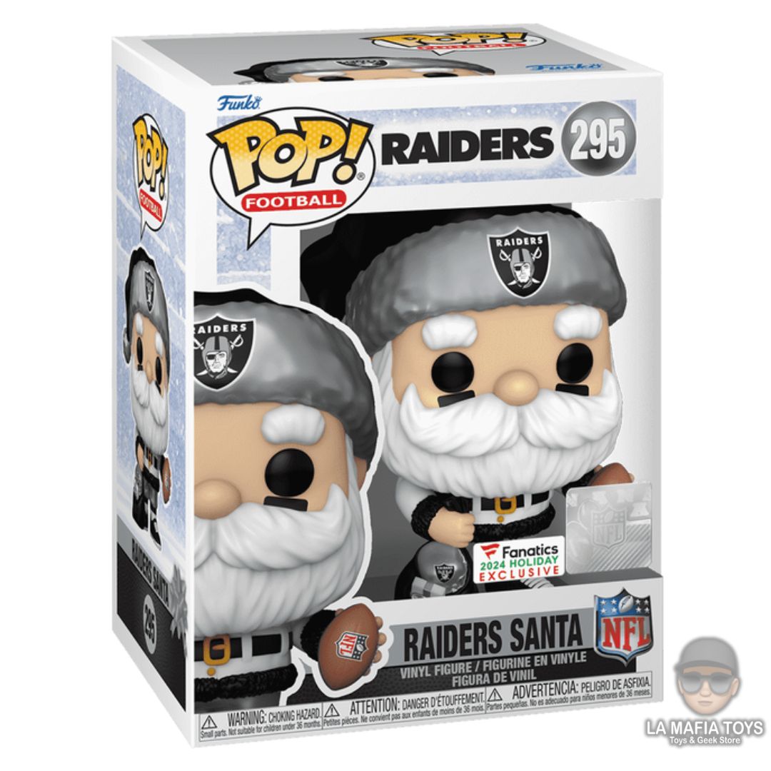 Funko NFL Raiders Santa 295 Fanatics Exclusive