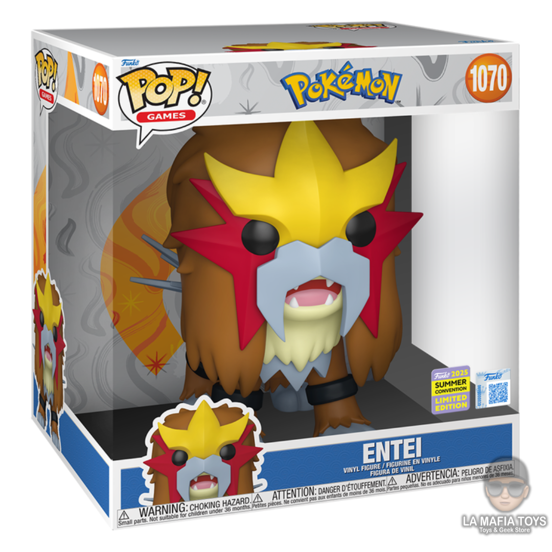 Funko Pokemon Entei Jumbo 1070 SDCC 25