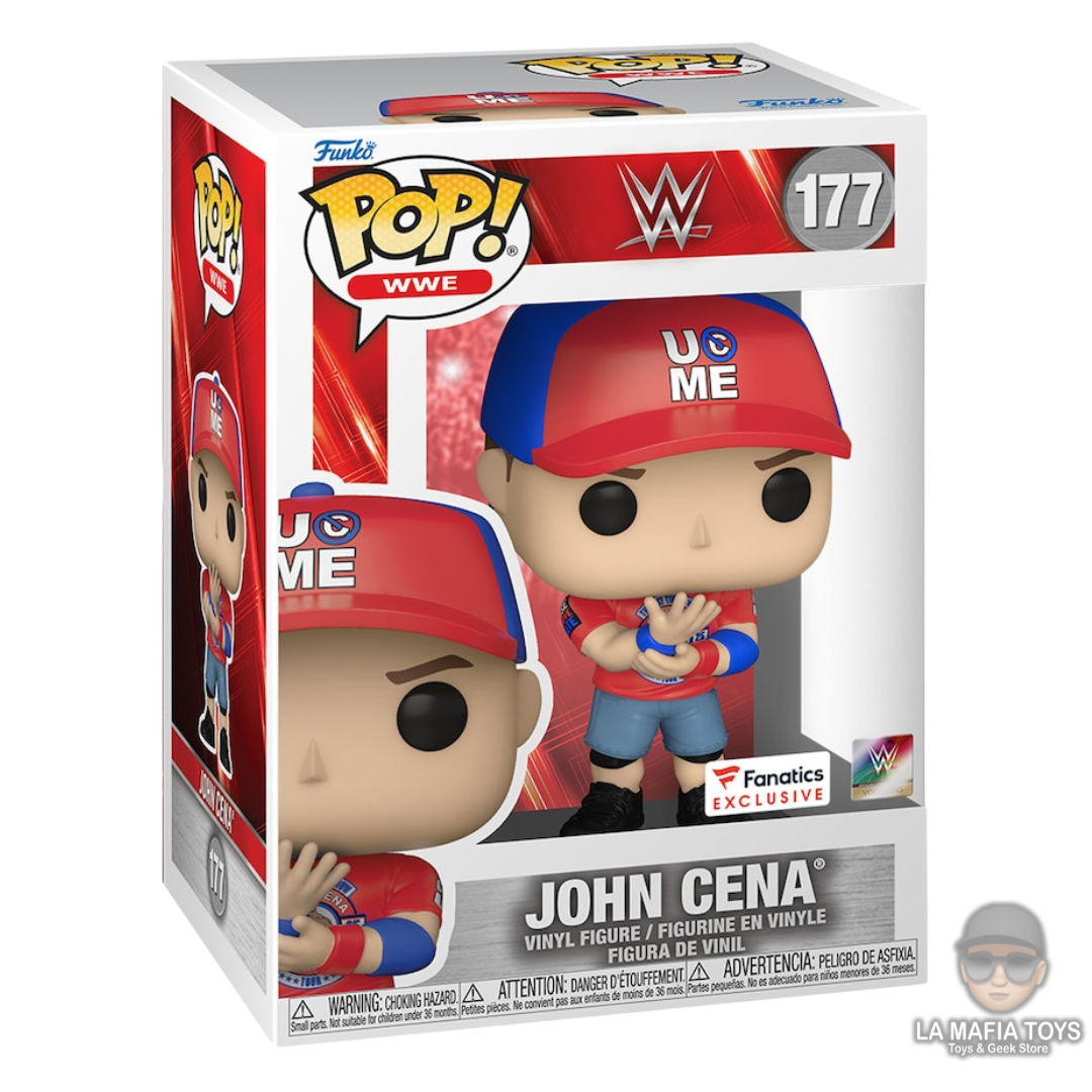 Funko Pop John Cena 177 U Can't See Me Fanatics Exclusivo