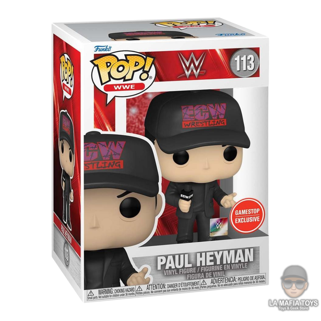 Funko WWE Paul Heyman 113 Game Stop Exclusive