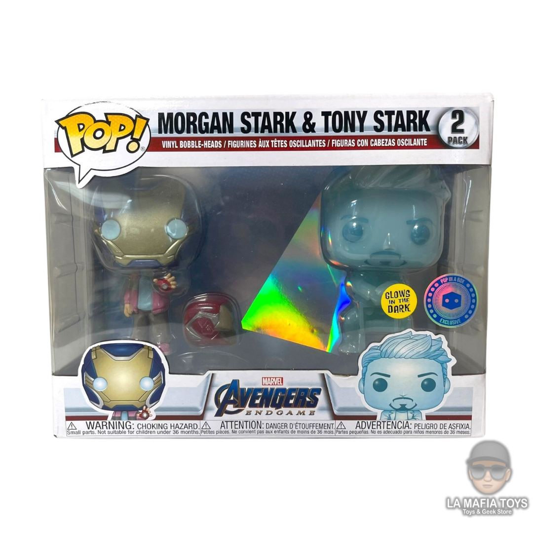 Funko Avengers Morgan Stark & Tony Stark Pop In a Box