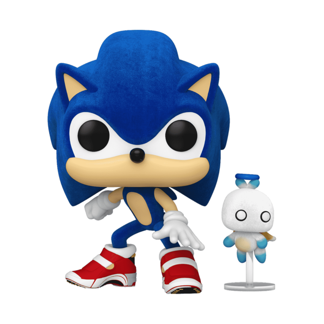 Funko Pop Sonic Con Chao Flocked Exclusivo Only At