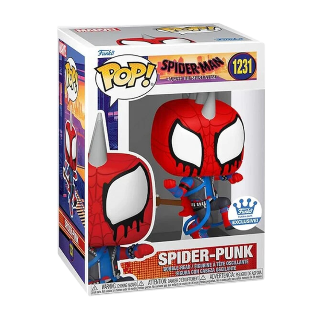 Spider Punk Marvel Funko Pop Spider Man Across The Spider Verse Funko Shop Exclusive
