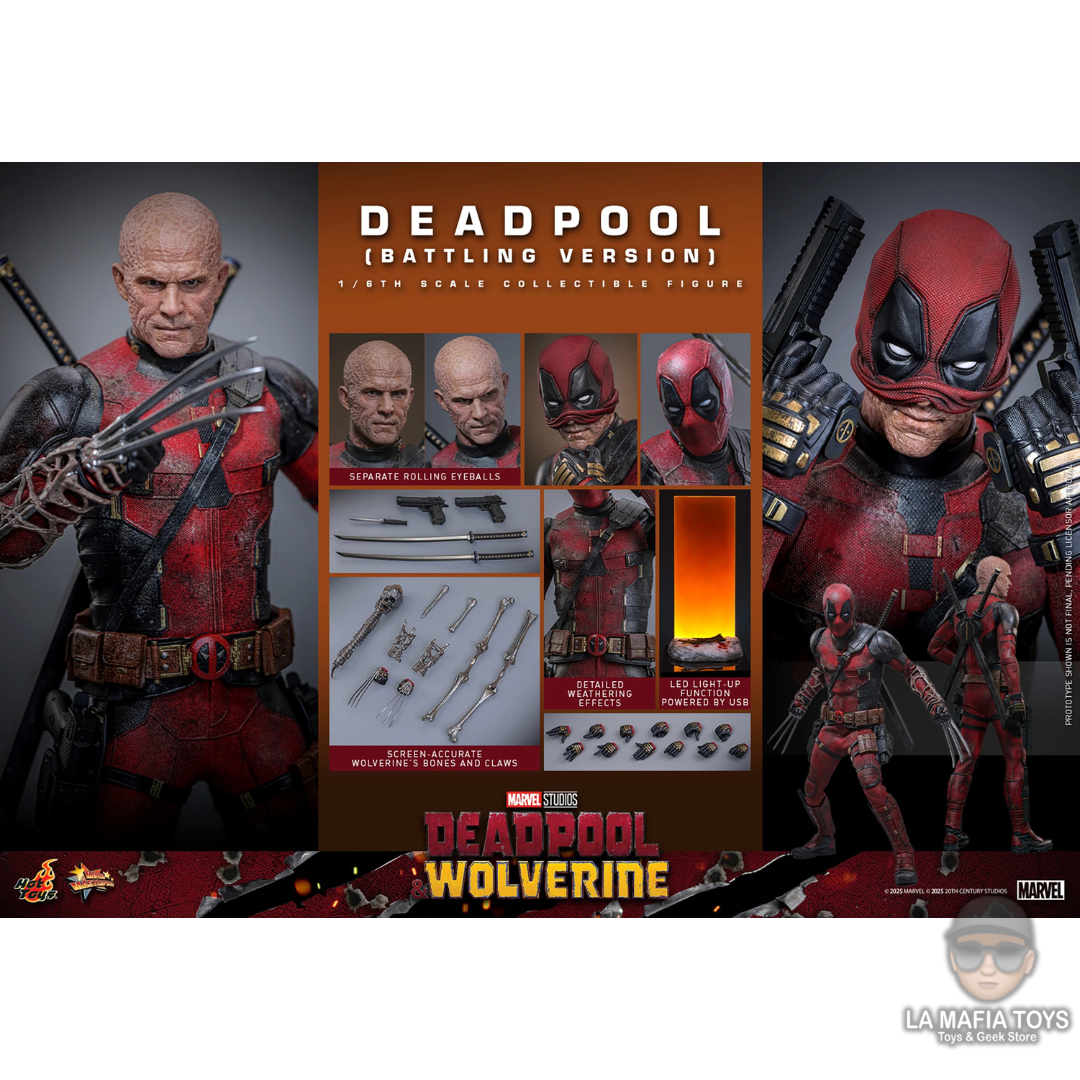 Hot Toys Deadpool (BATTLING VERSION)