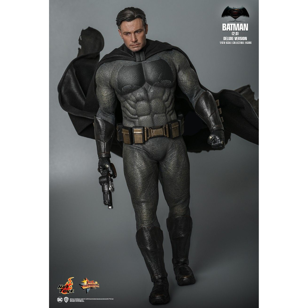 Sideshow Batman V Superman Hot Toys Batman 2.0 Deluxe