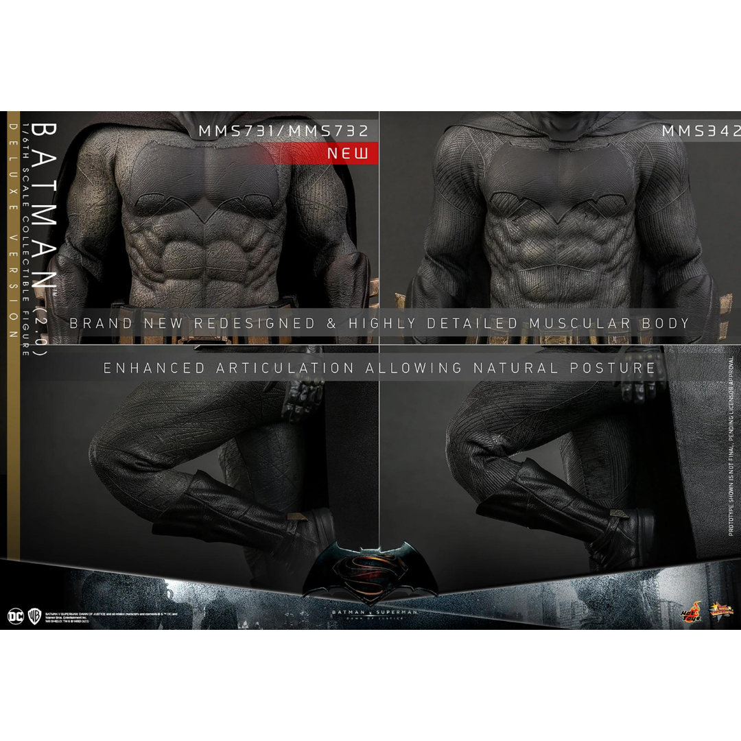 Batman V Superman 2.0 Hot Toys Deluxe Version DC Sideshow