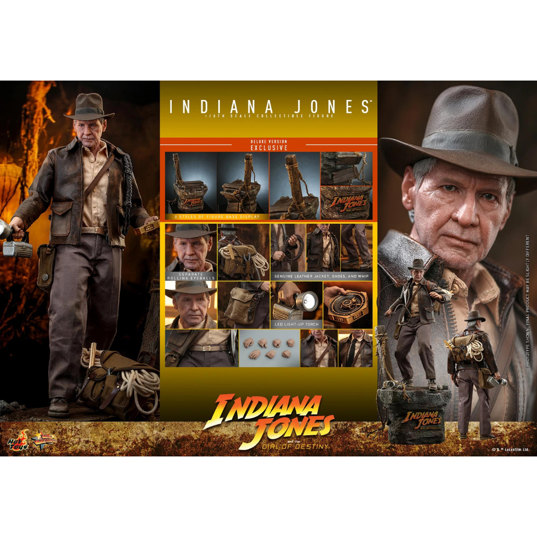 Indiana Jones Deluxe Version Hot Toys Figure Sideshow