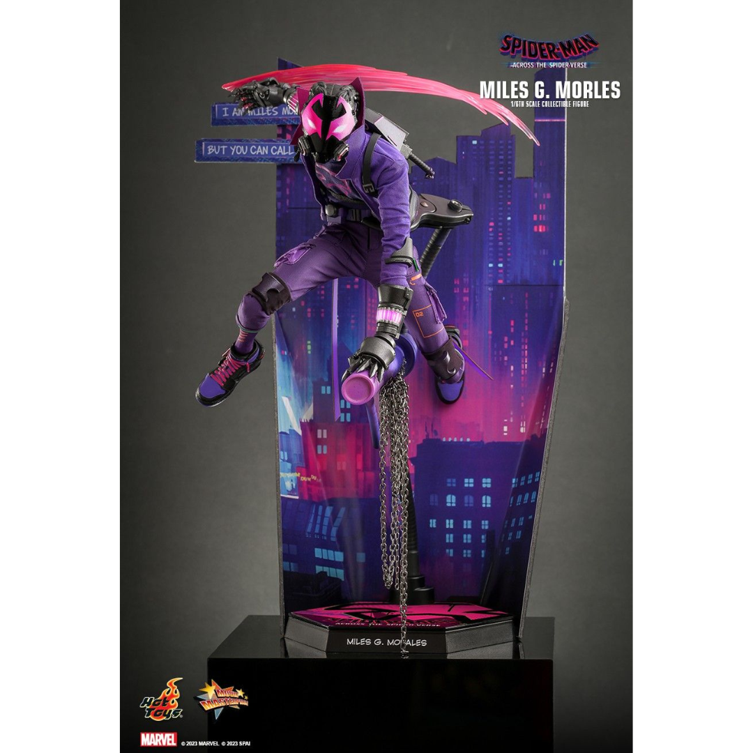 Figure Sideshow Miles Morales Hot Toys Spider Man Across The Spider Verse