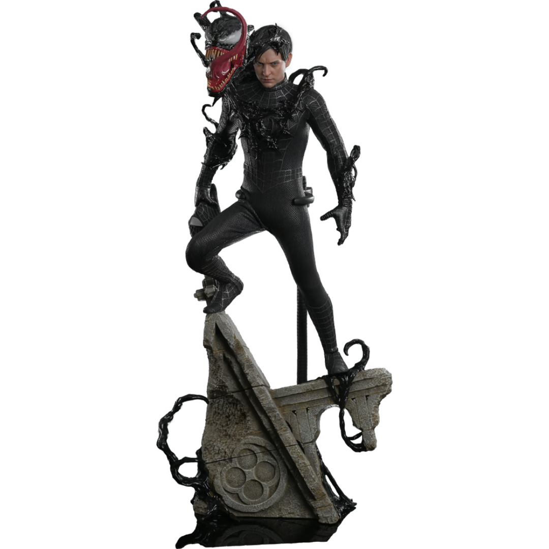 Hot Toys Marvel Spider Man Black Suit Deluxe Sideshow