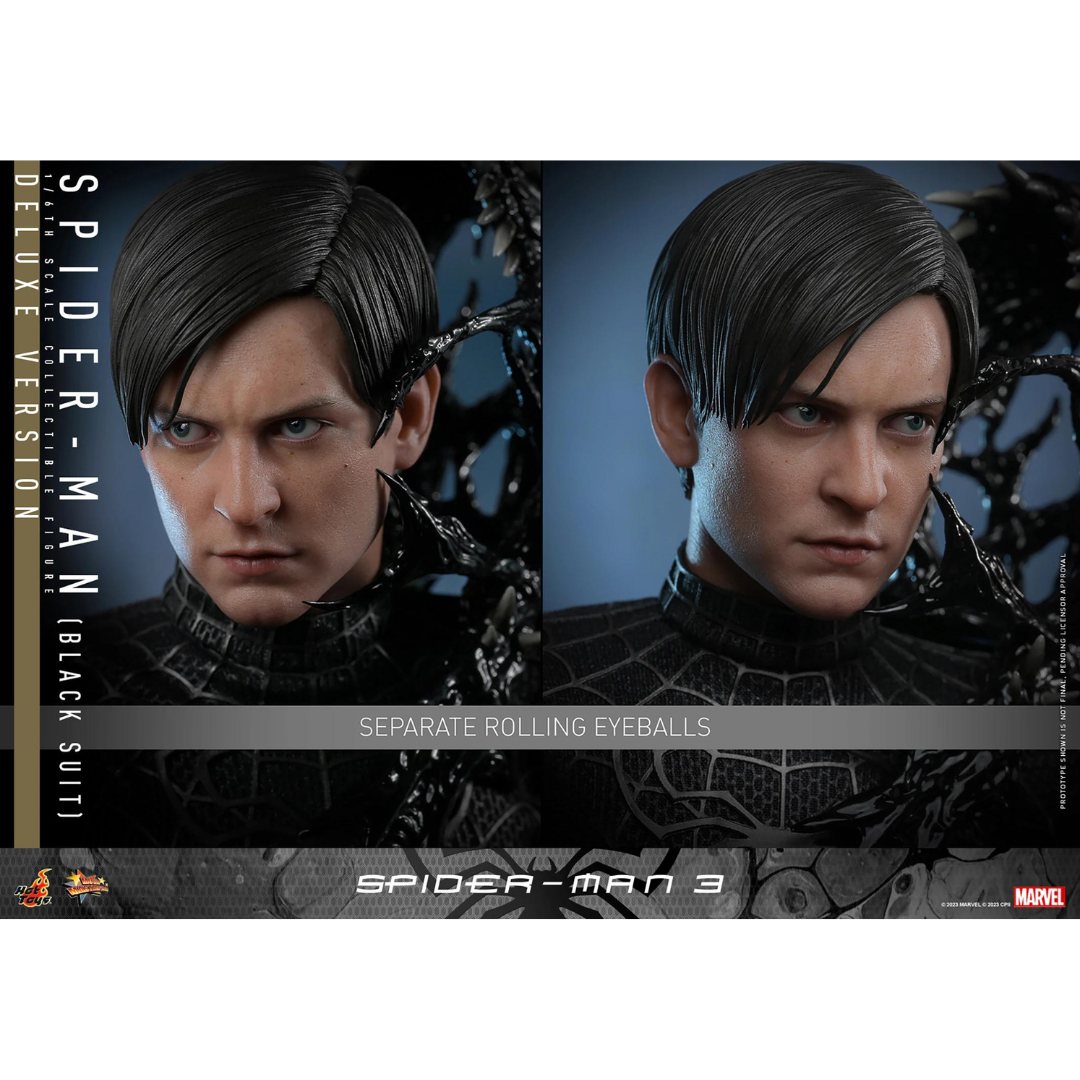 Spider man 3 Black Suit Sideshow Figure Hot Toys