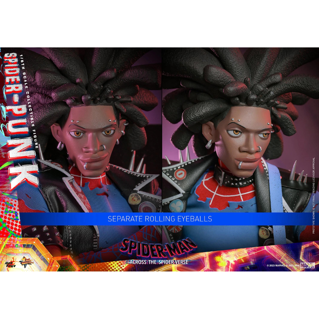 Spider Punk Across The Verse Sideshow Figure Hot Toys