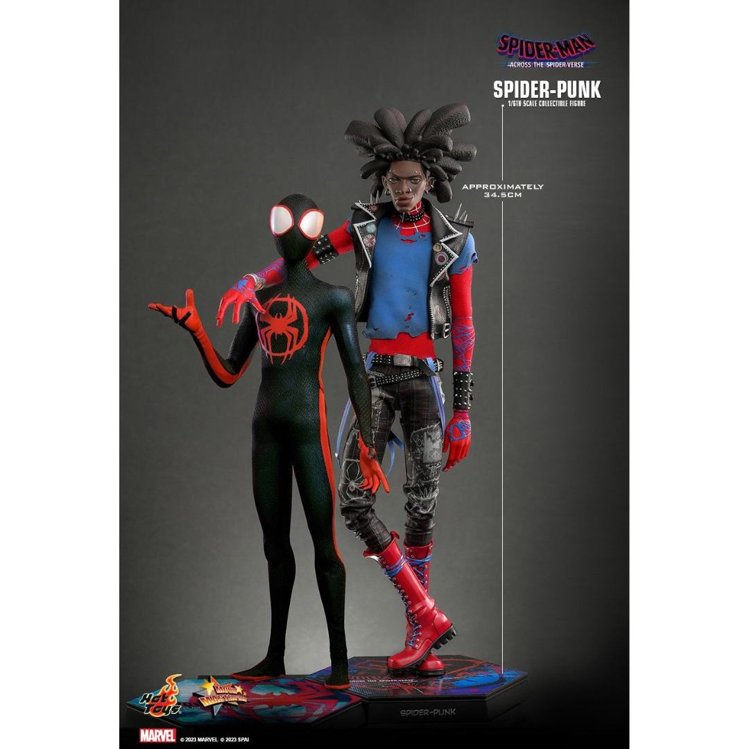 Sideshow Spider Punk Across The Verse Hot Toys Figure