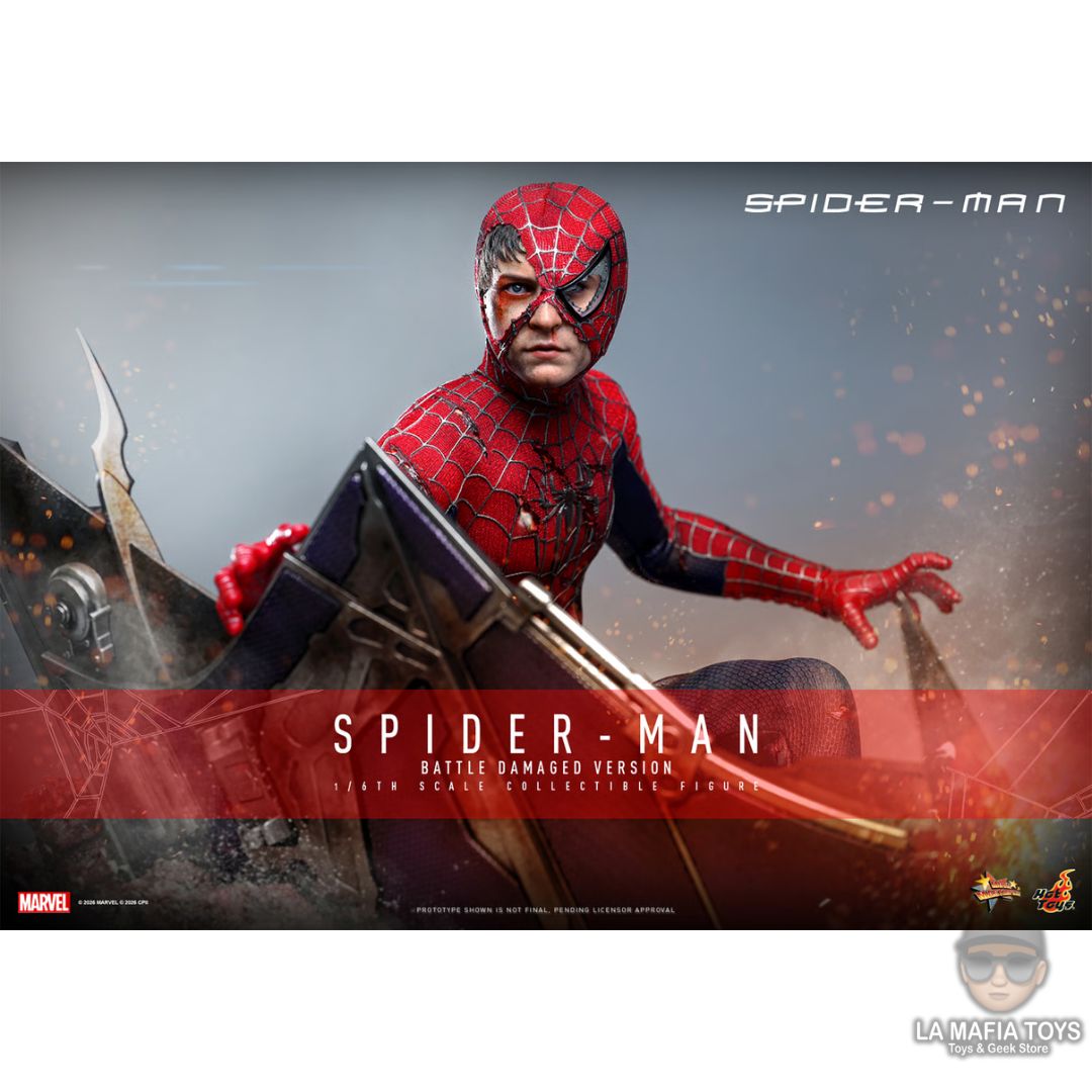 Hot Toys Spider-man (BATTLE DAMAGED VERSION)