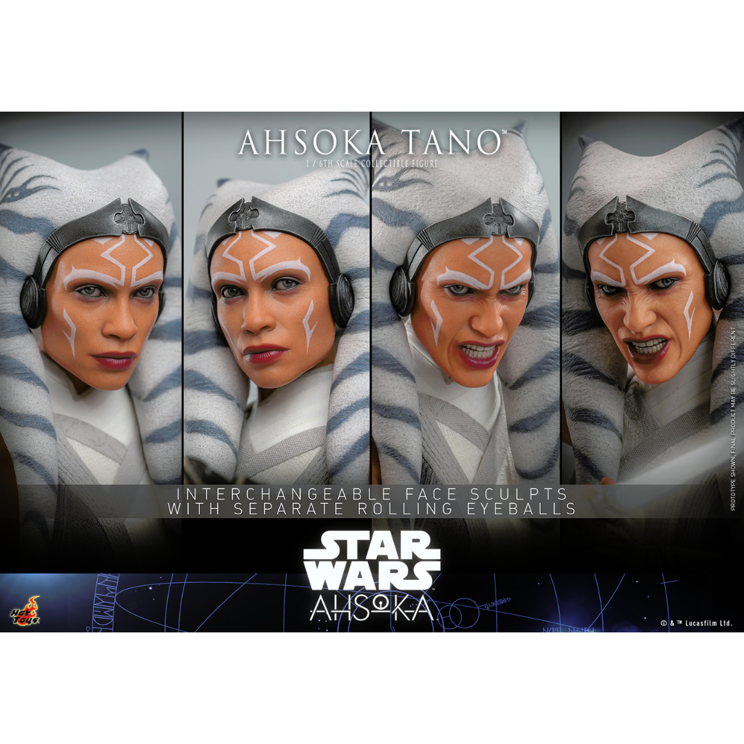 Figure Star Wars Hot Toys Ahsoka Tano Sideshow