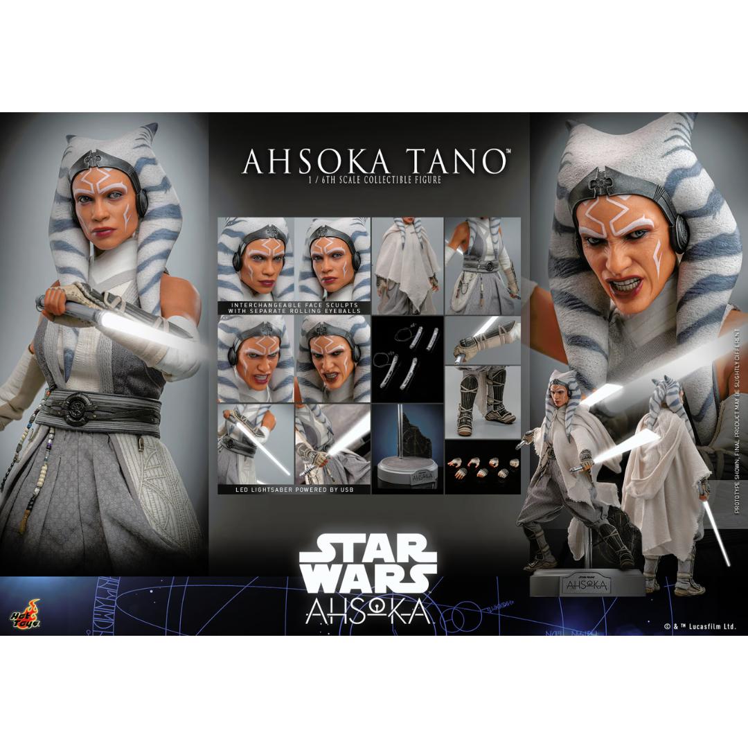 Ahsoka Tano Figure Star Wars Hot Toys Sideshow