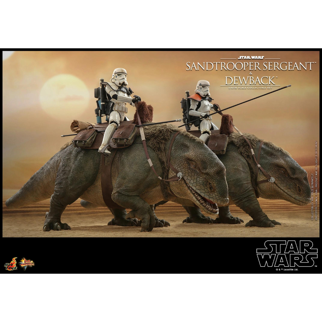 Dewback Star Wars Sandtrooper Sergeant Hot toys Sideshow