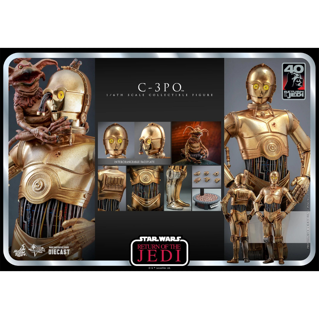 Return of the Jedi Star Wars Sideshow C3PO Hot toys