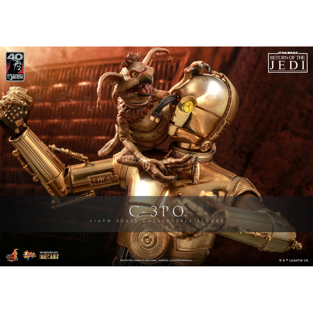 Hot Toys C3PO Star Wars Sideshow Return of The Jedi
