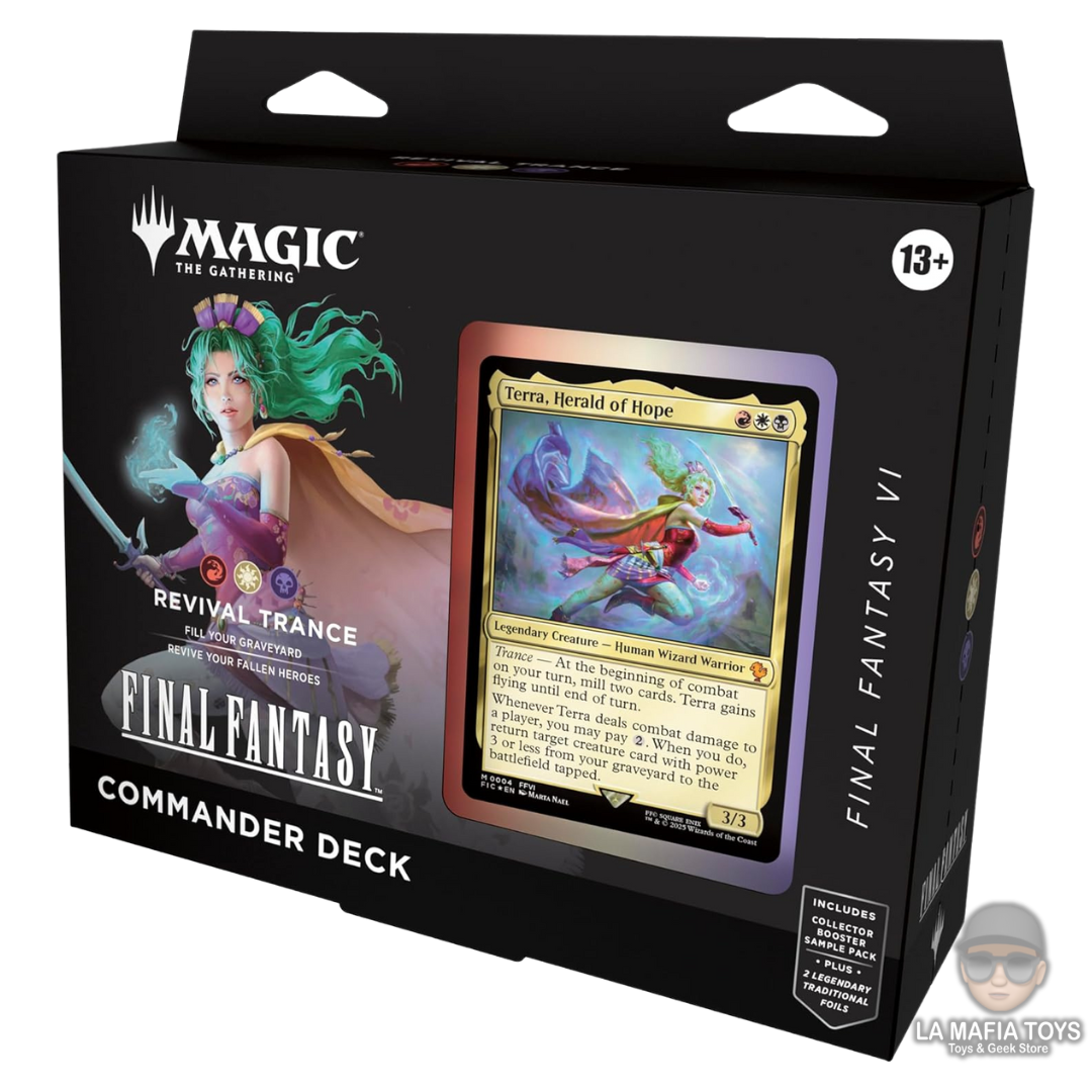 Magic The Gathering Final Fantasy Commander Deck Revival Trance Ingles