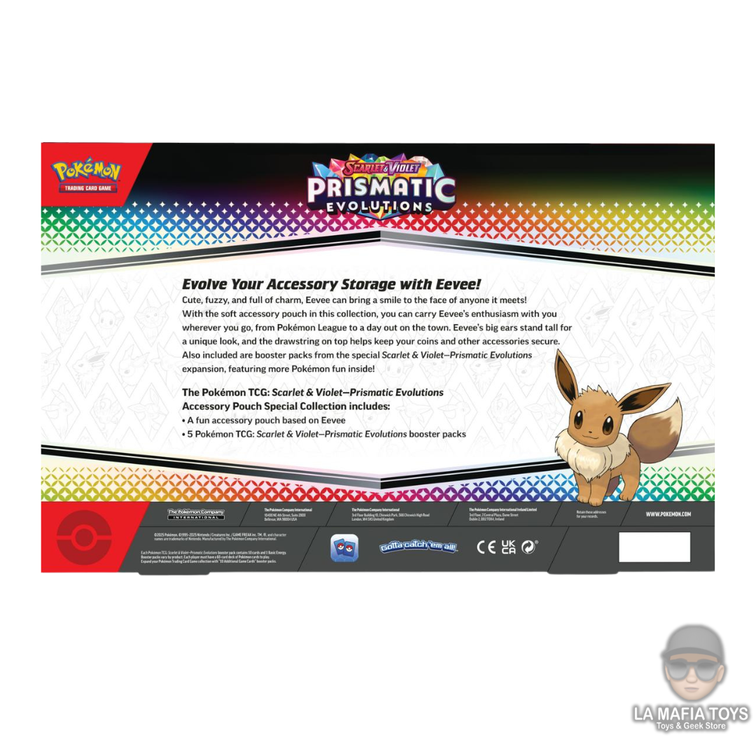 Pokemon Tcg Prismatic Evolution Accessory Pouch Collection