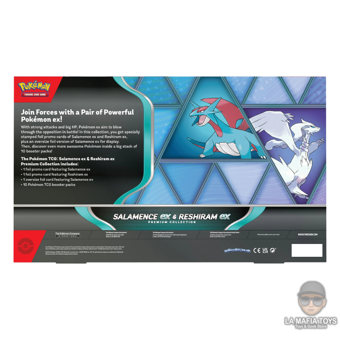 Pokemon TCG Salamence EX & Reshiram EX Premium Collection
