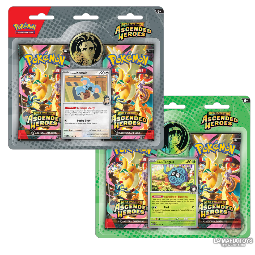 Pokemon Tcg Ascended Heroes Larry / Erika Español