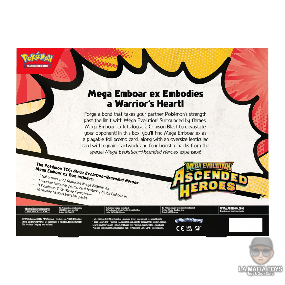 Pokemon Tcg Ascended Heroes Mega Emboard Ex Español