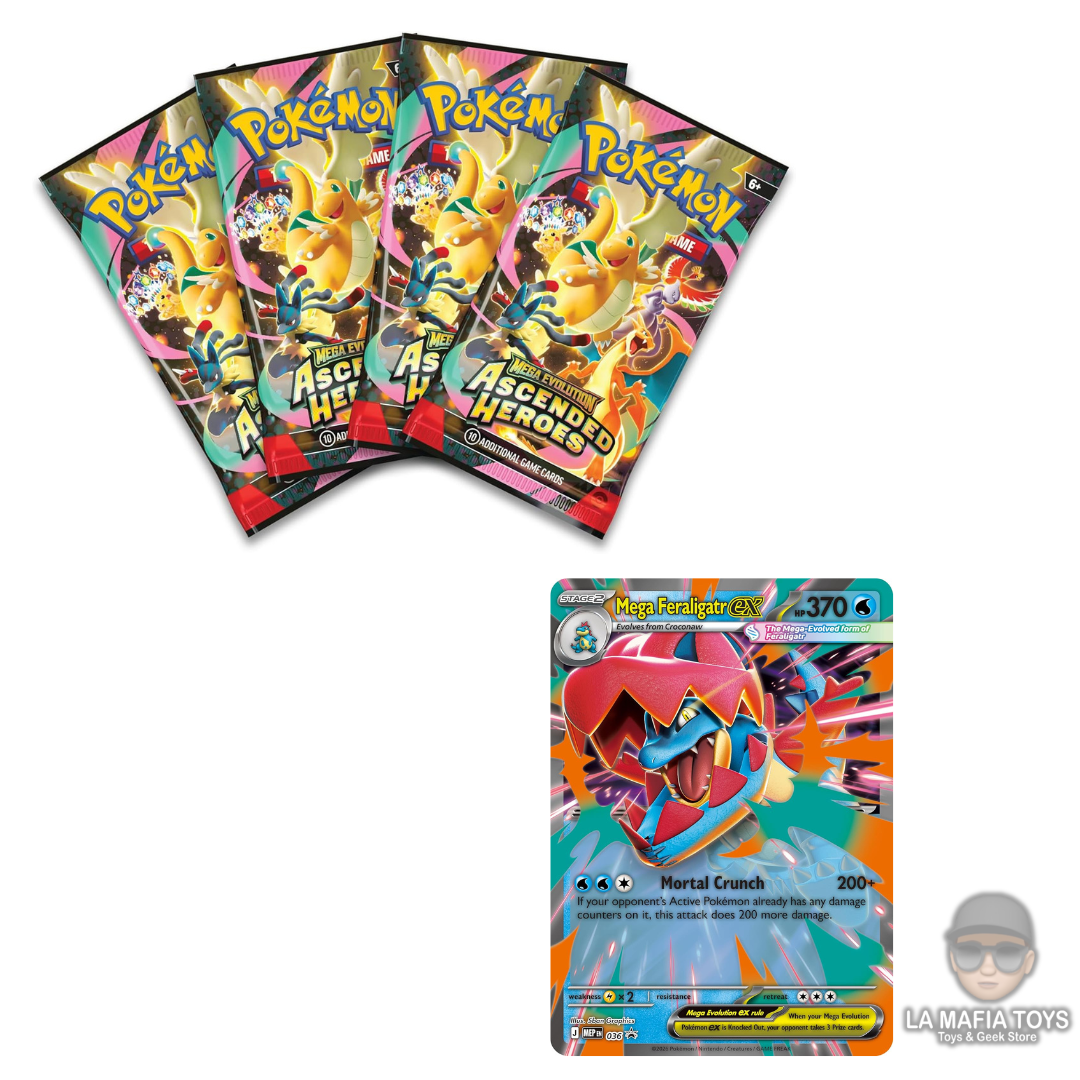 Pokemon Tcg Ascended Heroes Mega Feraligartr Ex Español