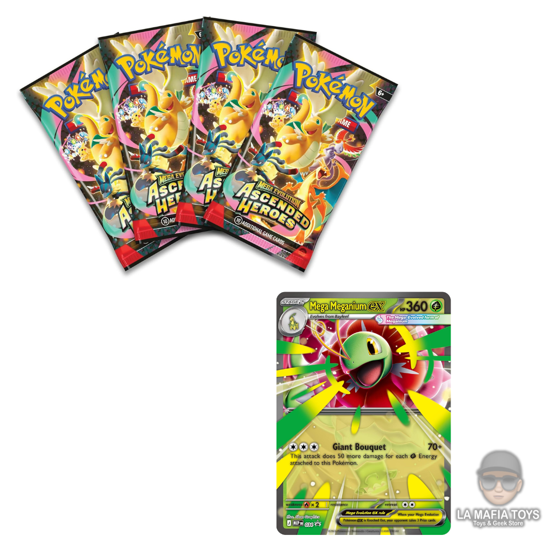Pokemon Tcg Ascended Heroes Mega Meganium Ex Español