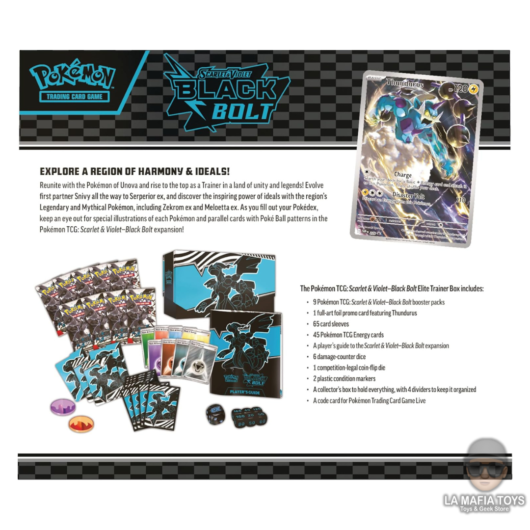 Pokemon Tcg Black Bolt ETB Unova Español