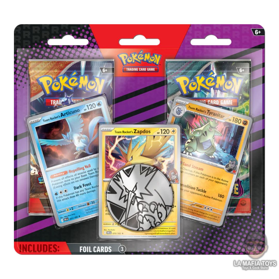 Pokemon Tcg Enhanced Zapdos Articuno Tyranitar Inglés