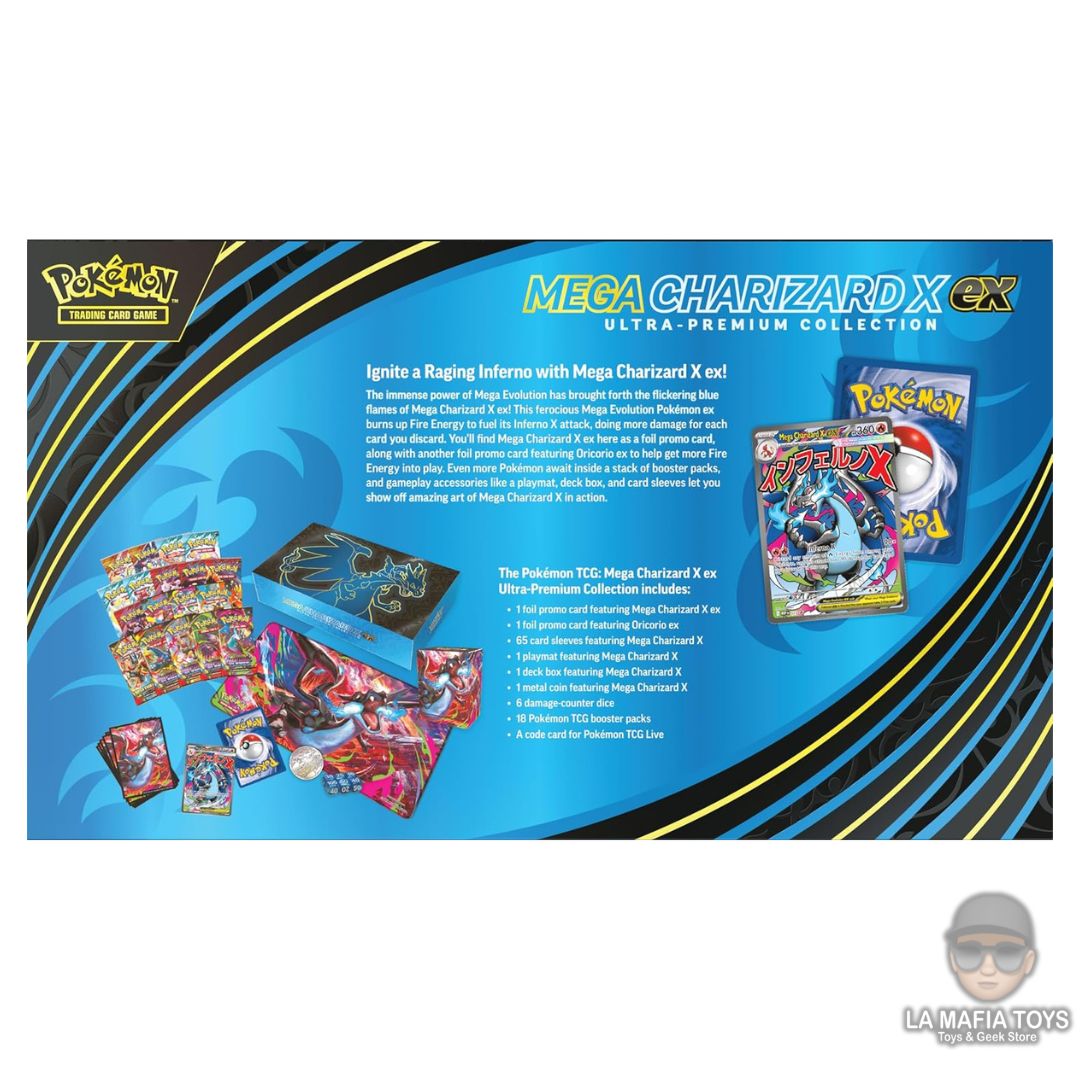 Pokemon Tcg Mega Charizard X EX Ultra Premium Collection