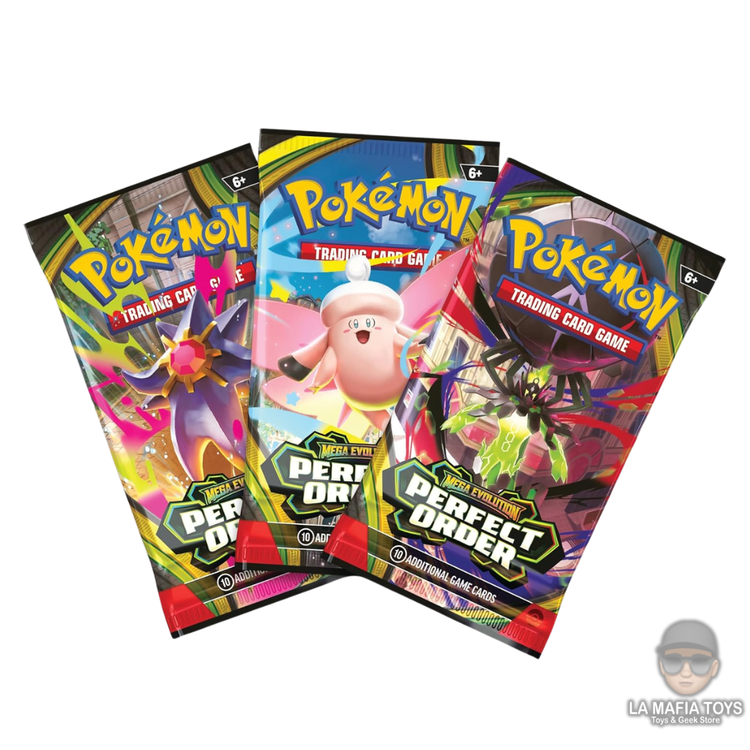 Pokemon Tcg Perfect Order- 3-Booster Blister Ingles