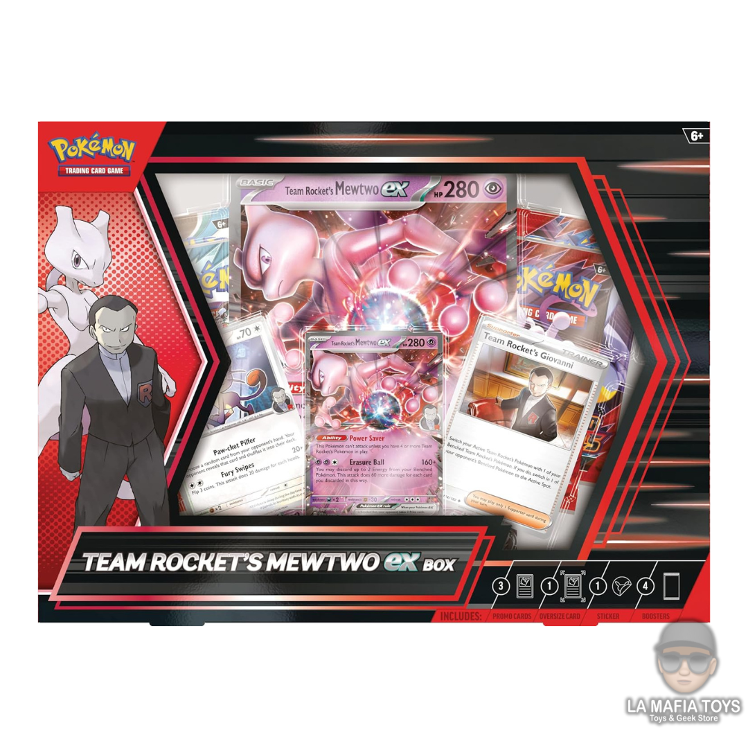 Pokemon Tcg Team Rockets Mewtwo Ex Box Español