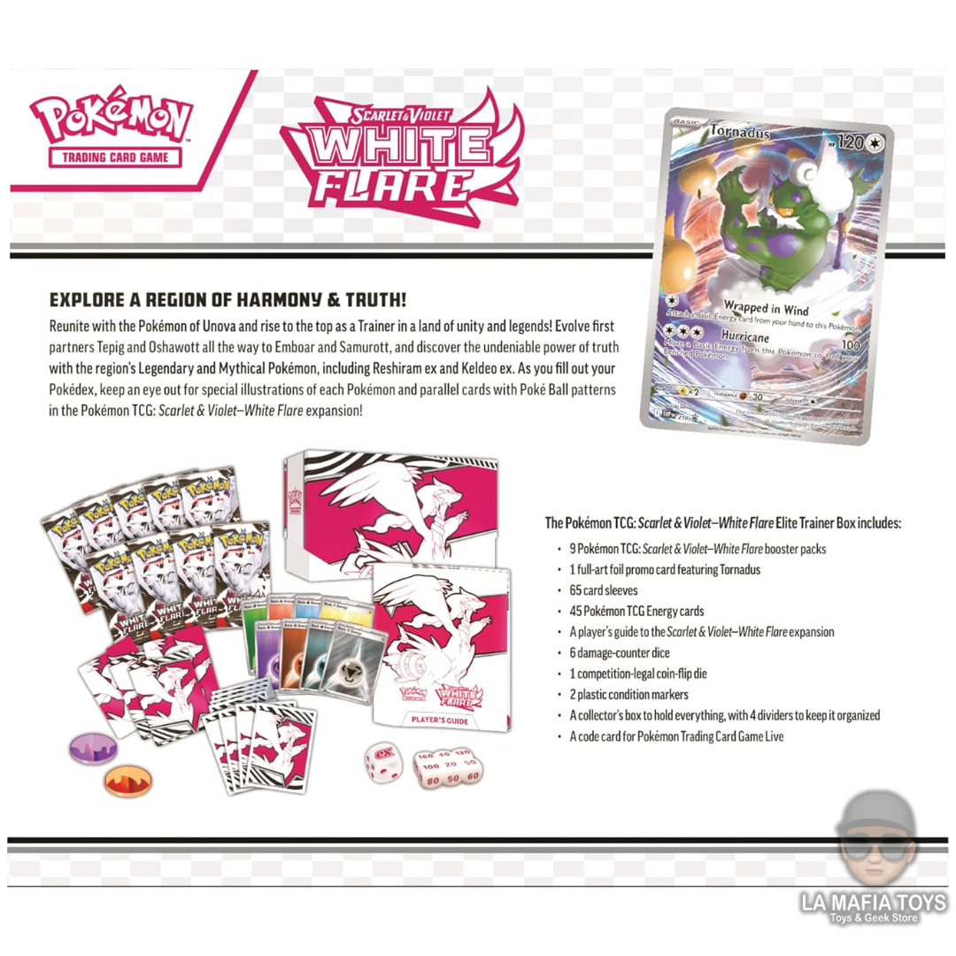 Pokemon Tcg White Flare ETB Unova Ingles
