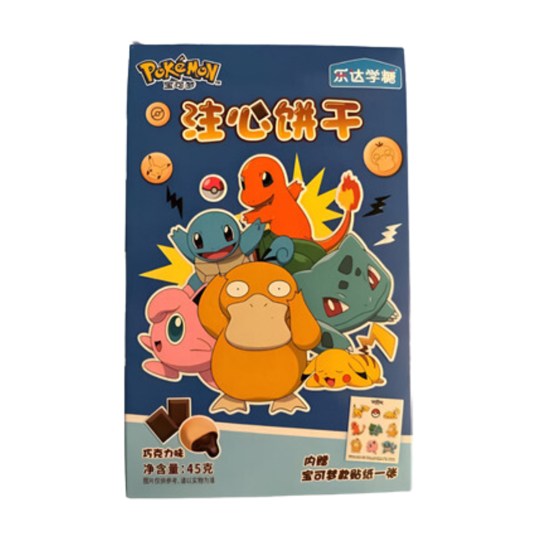 Pokemon Galletas Rellena Coreana Chocolate